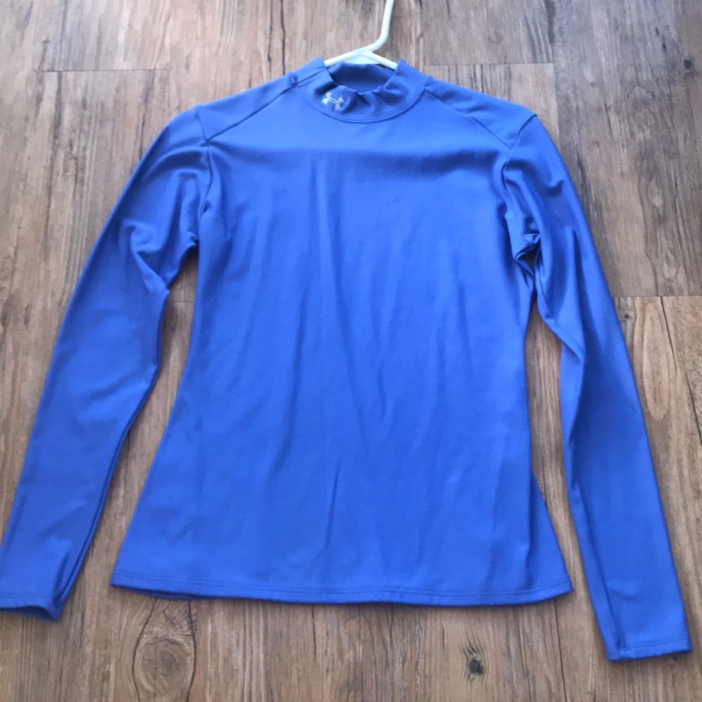 Under Armour blue cold gear running shirt